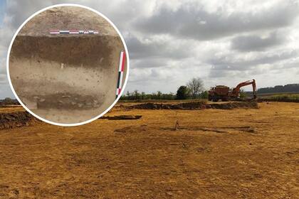 Estructuras del Neolítico llamaron la atención durante una excavación en Francia