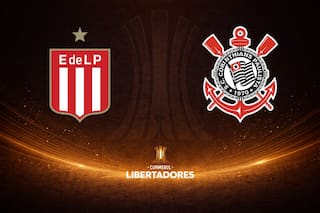 Estudiantes de La Plata - Corinthians: horario, TV y formaciones del partido de ida los cuartos de final de la Copa Libertadores