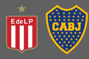 Estudiantes de La Plata y Boca Juniors disputaron uno de los encuentros de la jornada del fútbol argentino
