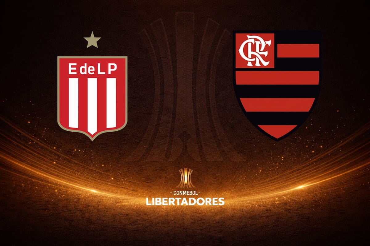 Estudiantes de La Plata y Flamengo disputaron uno de los encuentros de la jornada de la Copa Libertadores