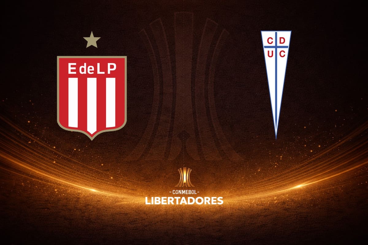Estudiantes de La Plata y Universidad Católica disputaron uno de los encuentros de la jornada de la Copa Libertadores
