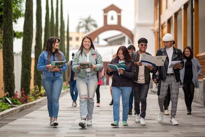 Estudiantes de la UTE de Ecuador