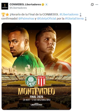 Estudiantes enfrentará a Palmeiras