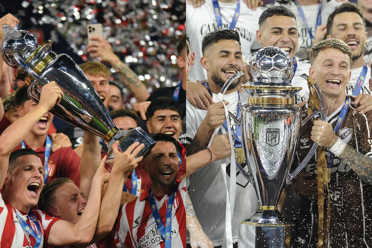 Estudiantes obtuvo el torneo Clausura, Platense conquistó el Apertura y este sábado dirimirán cuál es el mejor de la temporada 2025, cuando disputen el Trofeo de Campeones en San Nicolás.