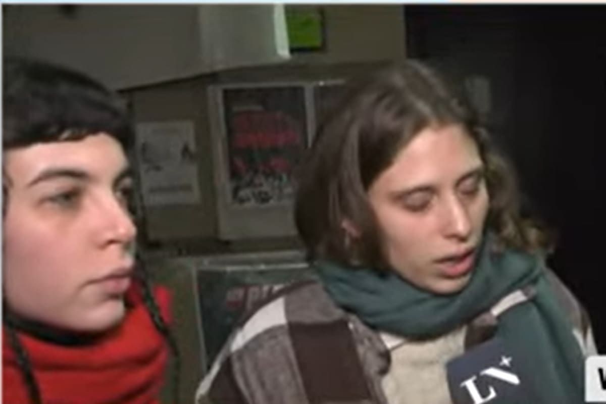 Estudiantes toman la Facultad de Filosofía y Letras de la UBA.