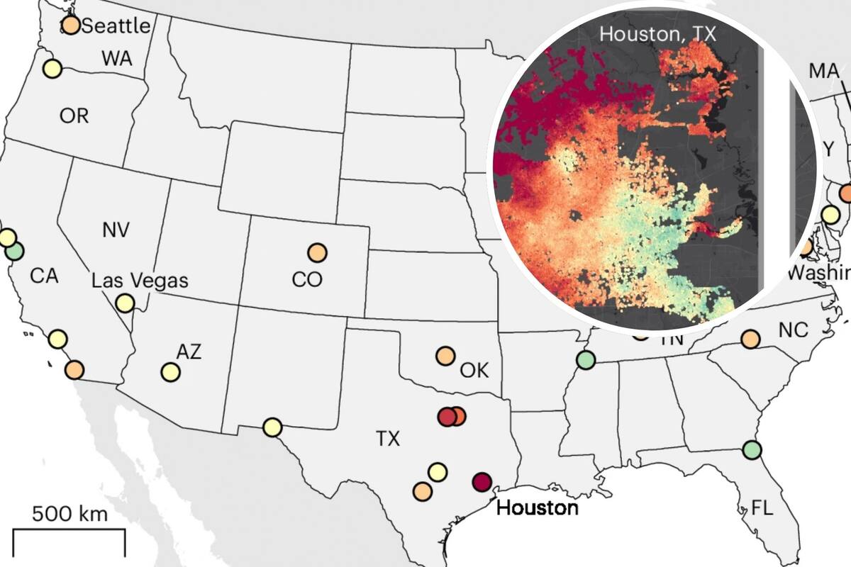 Estudio revela: 34 millones de estadounidenses viven sobre terrenos que se hunden, con Texas como epicentro del fenómeno