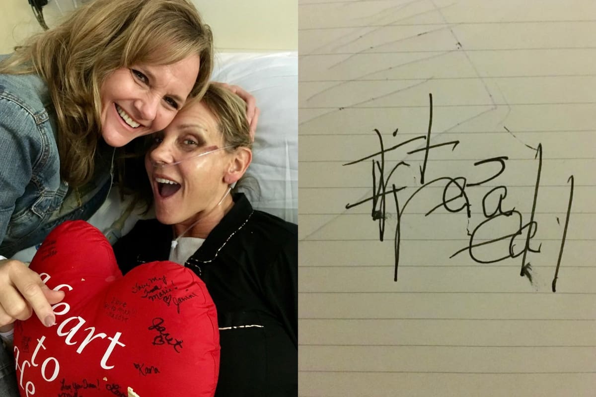 Estuvo muerta por 27 minutos, revivió y escribió un desconcertante mensaje: “Era muy real”