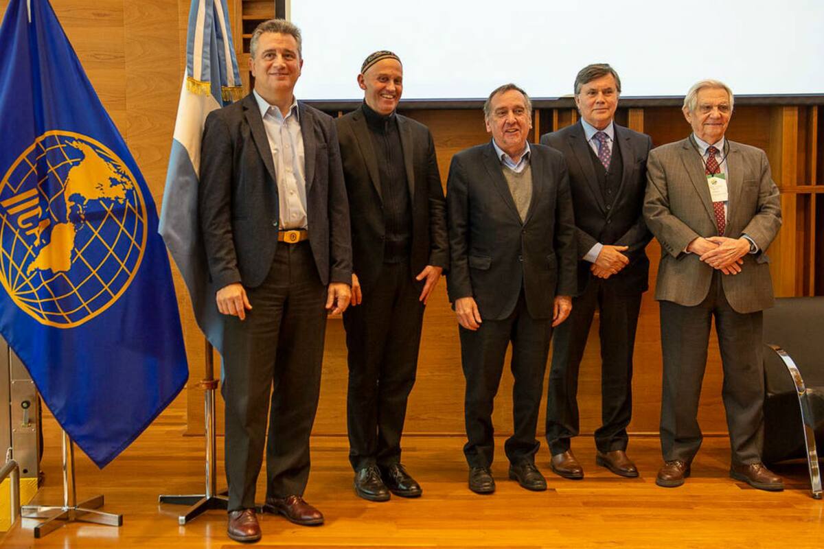 Etchevehere, Bergman, Barañao, Otero y Martín Piñeiro (GPS) en el seminario Internacional sobre el Cambio Climático