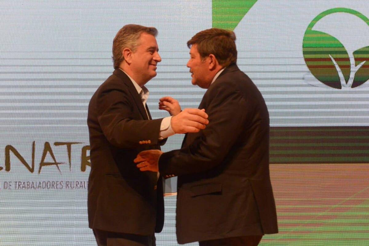 Etchevehere junto a Chiesa durante Jonagro