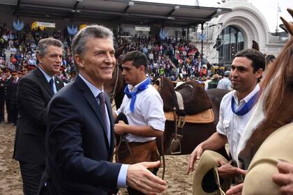 Etchevehere y Macri en la Rural