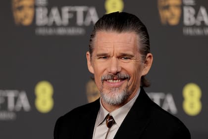Ethan Hawke, uno de los nominados a mejor actor asistió este domingo a la ceremonia de los Bafta
