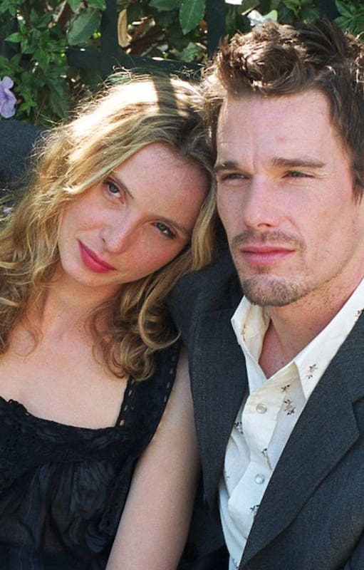 Ethan Hawke y Julie Delpy en Antes del atardecer de Richard Linklater