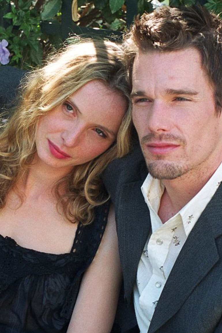 Ethan Hawke y Julie Delpy en Antes del atardecer de Richard Linklater