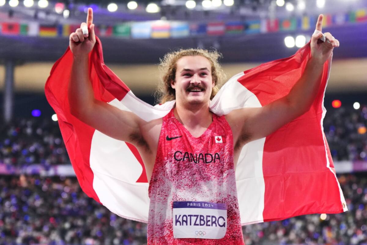 Ethan Katzberg ganó el oro olímpico en lanzamiento de martillo y en redes sociales se preguntaron por su orígen
