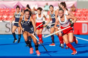 Eugenia Trinchinetti fue elegida por la Federación Internacional de Hockey como la MVP del partido ante Inglaterra