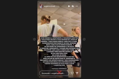 Eugenia Trinchinetti se unió a las quejas sobre la demora y la falta de respuestas satisfactorias