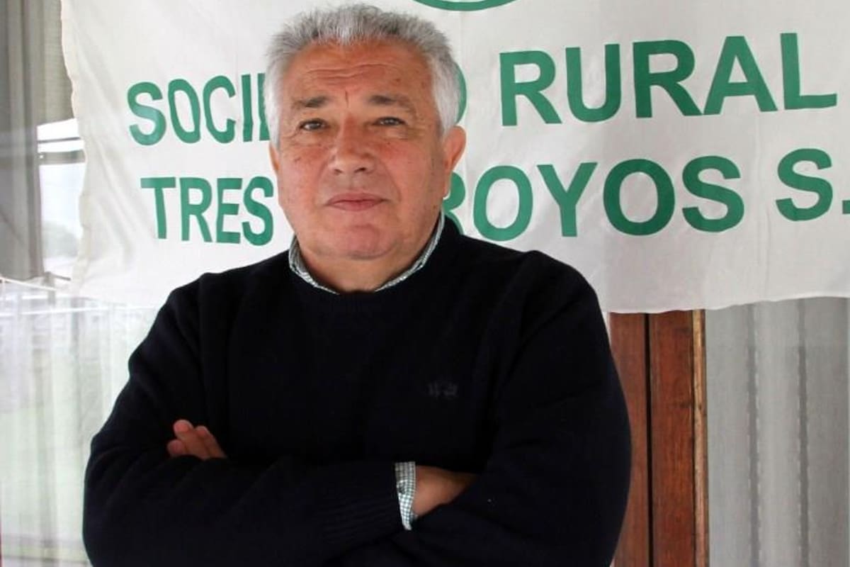 Eugenio Simonetti, presidente de la Sociedad Rural de Tres Arroyos