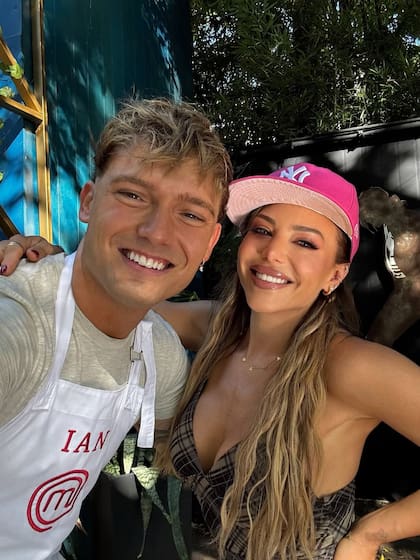 Eva Anderson e Ian Lucas mantuvieron un acercamiento en las cocinas de MasterChef