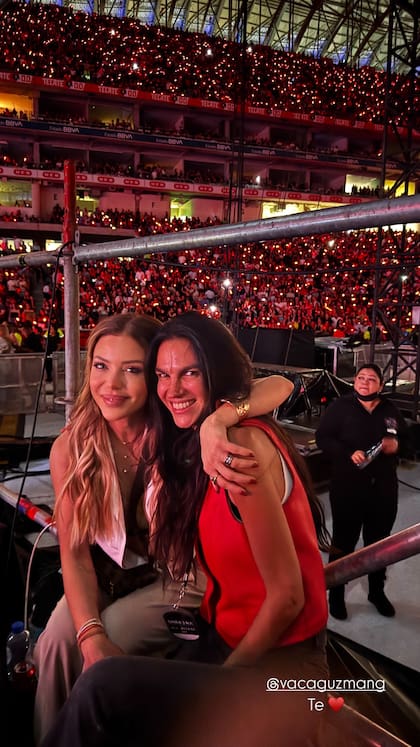 Eva Anderson fue a ver el show de Shakira en Monterrey (Foto: Instagram @evangelinaanderson)