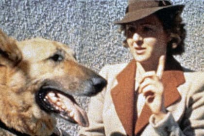 Eva Braun junto a Blondi, la pastora alemana de Hitler (LIFE)