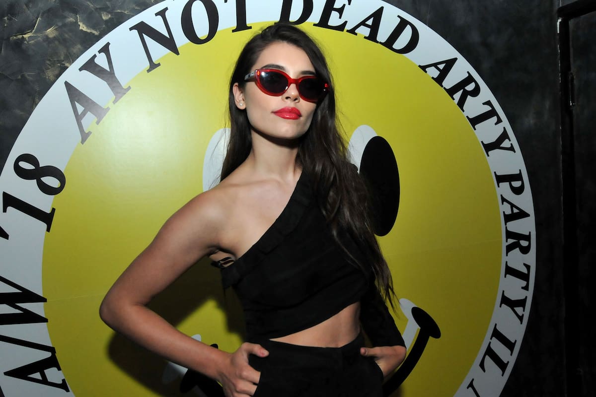 Eva De Dominici aprovechó el fin de semana para salir de fiesta