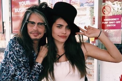 Eva de Dominici y Steven Tyler