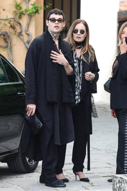 Eva Düringer, la segunda mujer de Cavalli, con su hijo Robert.