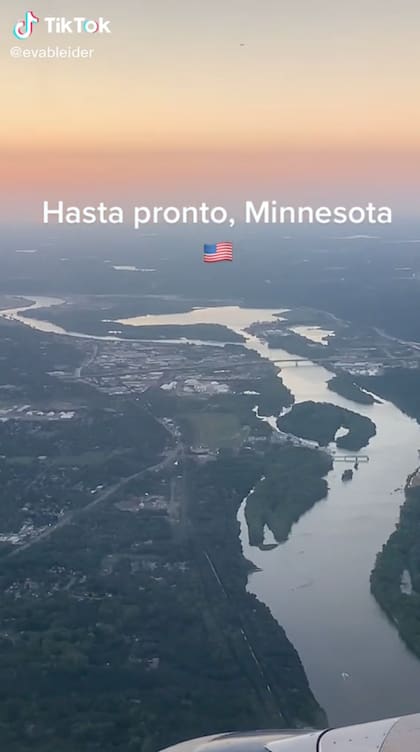 Eva estudiaba en Minnesota y tuvo que regresar a España
