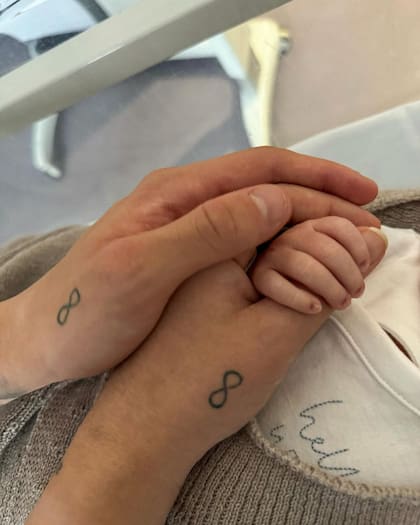 Eva García y Alejandro Garnacho se convirtieron en padres de Enzo en 2024