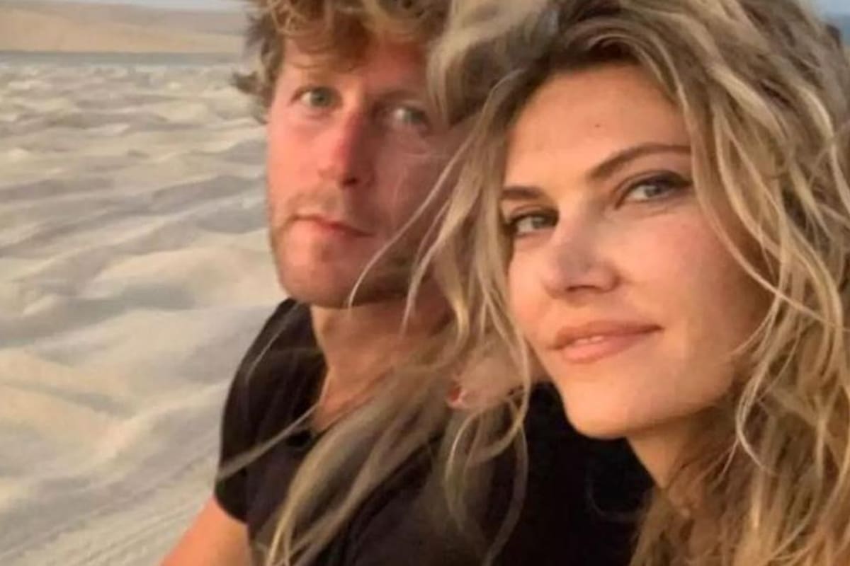 Eva Kaili junto a su pareja, el italiano Franceso Giorgi