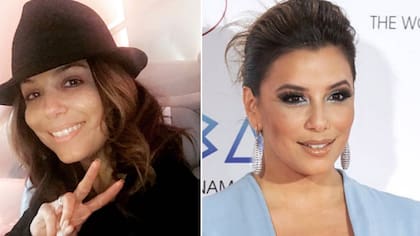 Eva Longoria, ¿con o sin maquillaje?