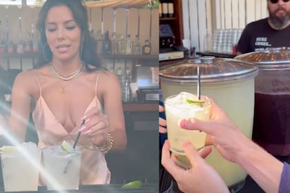 Eva Longoria sorprendió con su aparición en un bar de Santa Mónica