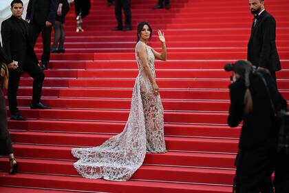 Eva Longoria tampoco se perdió el estreno del film The Old Oak