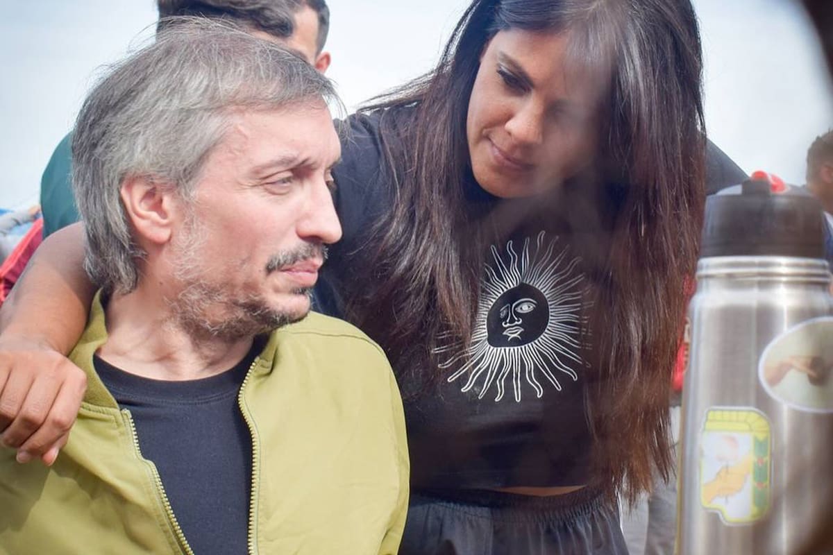 Eva Mieri y Máximo Kirchner