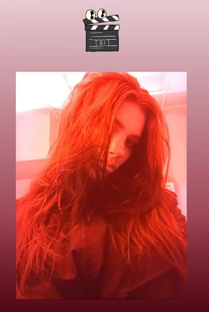 Eva mostró el look que usará para el proyecto a través de su cuenta de Instagram