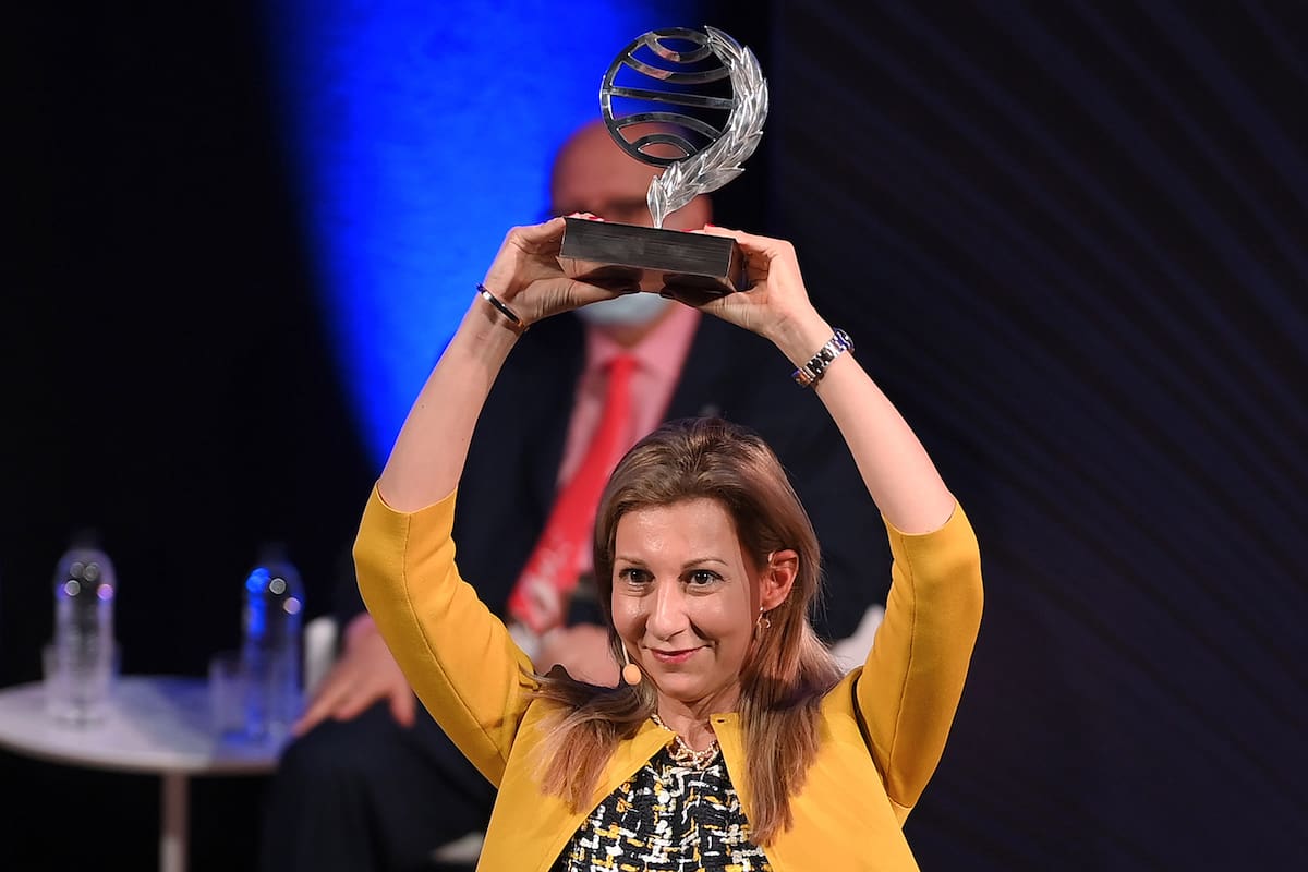 Eva Sáenz de Urturi, ganadora del Premio de Novela Planeta Aquitania
