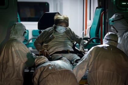 La evacuación de geriátrico, en abril de 2020