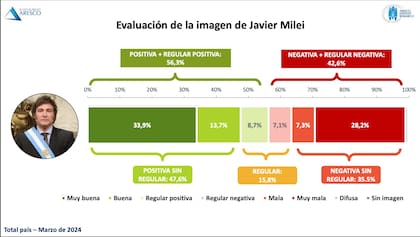 Evaluación de la imagen de Javier Milei