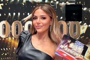Evangelia Anderson hizo una jugada propuesta en Los 8 escalones y tomó por sorpresa a Sebastián Wainraich (Foto: Instagram @evangelinaanderson)