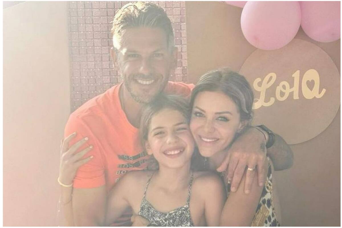 Evangelina Anderson compartió fotos del cumpleaños de su hija en Argentina: pizza, pileta y una samba loco
