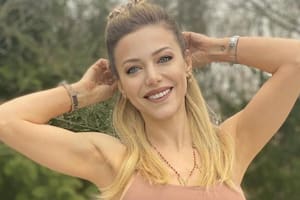 Evangelina Anderson contó muy emocionada que su perra va a dar a luz (Crédito: Instagram/@EvangelinaAnderson)