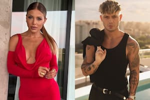 Evangelina Anderson e Ian Lucas se conocieron en los estudios de Telefe (Foto: Instagram/@evangelinaanderson@ianlucas)