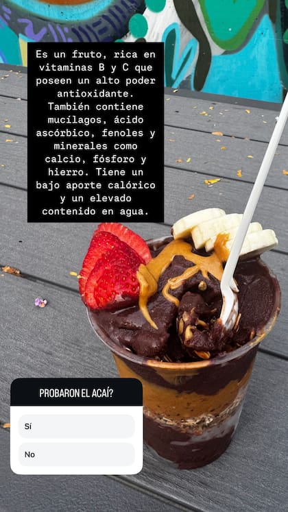 Evangelina Anderson explicó qué es el acaí y por qué es tan importante en la dieta