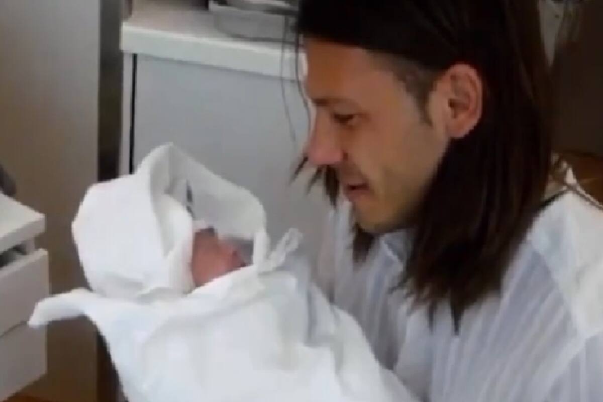 Evangelina Anderson mostró un video inédito de Martín Demichelis junto a su hijo Bastián, a 14 años de su nacimiento