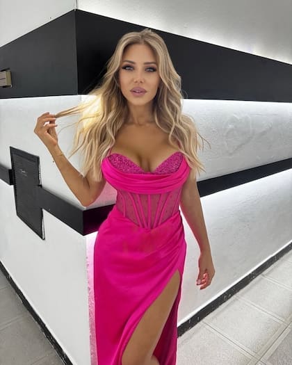 Evangelina Anderson sorprendió con un look al mejor estilo Barbie (Foto: Instagram @evangelinaanderson)