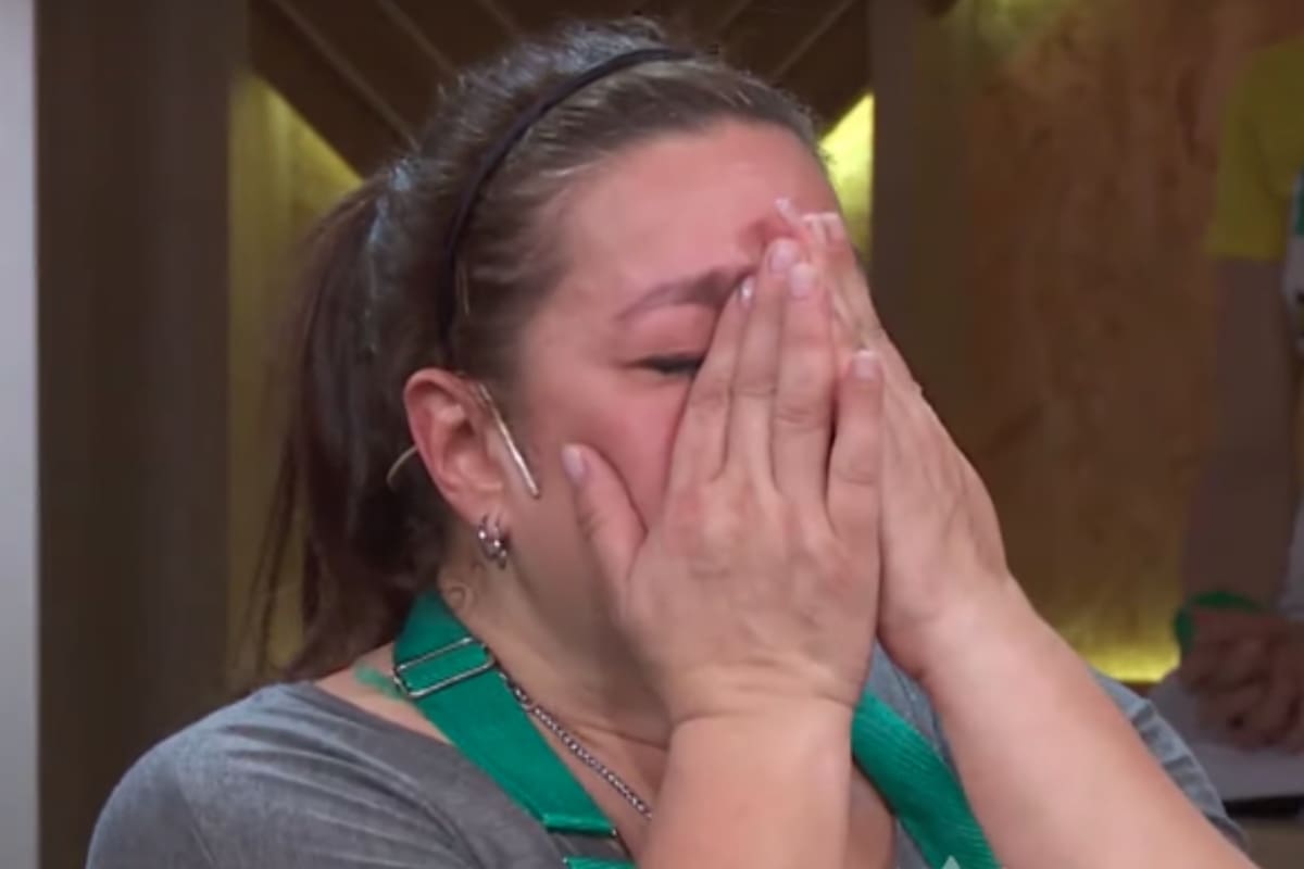 Evangelina, del equipo verde, fue una de las participantes perjudicadas por el desafío del día, que parecía simple pero aniquiló a los cocineros