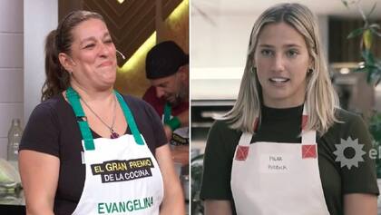Evangelina, quien ya había sido eliminada de la competencia de eltrece, volvió al estudio para reemplazar a Pilar en el equipo verde