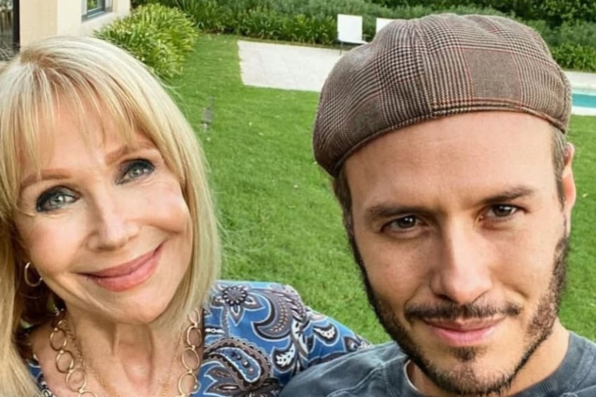 Evangelina Salazar y Martín Ortega, su hijo mayor