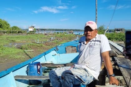 Evaristo, hermano del pescador asesinado Andrés Villao