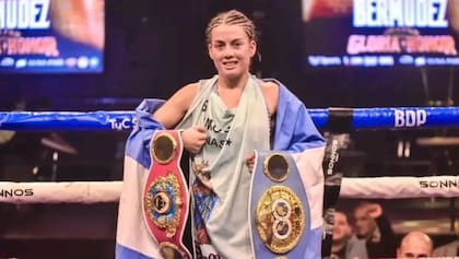 Evelin Bermúdez, campeona argentina de boxeo